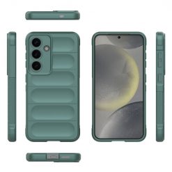 Odolný kryt Magic Shield zelený – Samsung Galaxy S25+ (S25 Plus) | Lacné Kryty Lacné Kryty | Odolný kryt Magic Shield zelený – Samsung Galaxy S25+ (S25 Plus) | Lacné Kryty