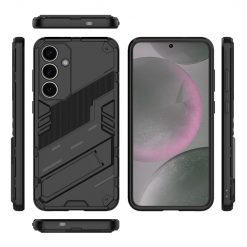 Lacné Kryty | Odolný Kryt Punk armor case čierny – Samsung Galaxy S25+ (S25 Plus) | Lacné Kryty