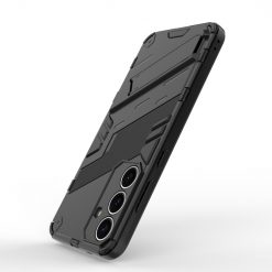 Lacné Kryty | Odolný Kryt Punk armor case čierny – Samsung Galaxy S25+ (S25 Plus) | Lacné Kryty