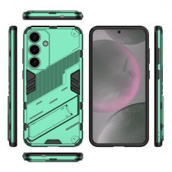 Lacné Kryty | Odolný Kryt Punk armor case zelený – Samsung Galaxy S25+ (S25 Plus) | Lacné Kryty