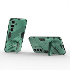 Lacné Kryty | Odolný Kryt Punk armor case zelený – Samsung Galaxy S25+ (S25 Plus) | Lacné Kryty