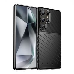 Odolný kryt Thunder Armor čierny – Samsung Galaxy S25 Ultra