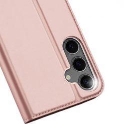 Lacné Kryty | Peňaženkové puzdro Dux Ducis Skin Pro ružové – Samsung Galaxy S25+ (S25 Plus) | Lacné Kryty