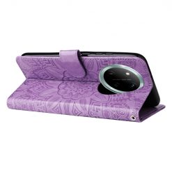 Peňaženkové puzdro Embossing Pattern Slnečnica fialové – Honor Magic 7 Lite | Lacné Kryty Lacné Kryty | Peňaženkové puzdro Embossing Pattern Slnečnica fialové – Honor Magic 7 Lite | Lacné Kryty