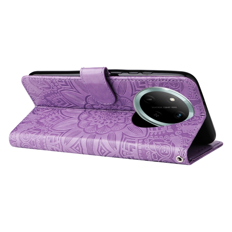 Peňaženkové puzdro Embossing Pattern Slnečnica fialové – Honor Magic 7 Lite | Lacné Kryty Lacné Kryty | Peňaženkové puzdro Embossing Pattern Slnečnica fialové – Honor Magic 7 Lite | Lacné Kryty