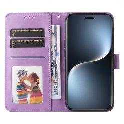 Peňaženkové puzdro Embossing Pattern Slnečnica fialové – Honor Magic 7 Pro | Lacné Kryty Lacné Kryty | Peňaženkové puzdro Embossing Pattern Slnečnica fialové – Honor Magic 7 Pro | Lacné Kryty