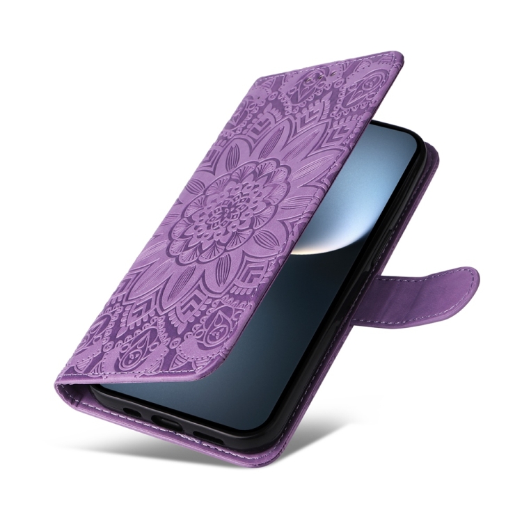 Peňaženkové puzdro Embossing Pattern Slnečnica fialové – Honor Magic 7 Pro | Lacné Kryty Lacné Kryty | Peňaženkové puzdro Embossing Pattern Slnečnica fialové – Honor Magic 7 Pro | Lacné Kryty