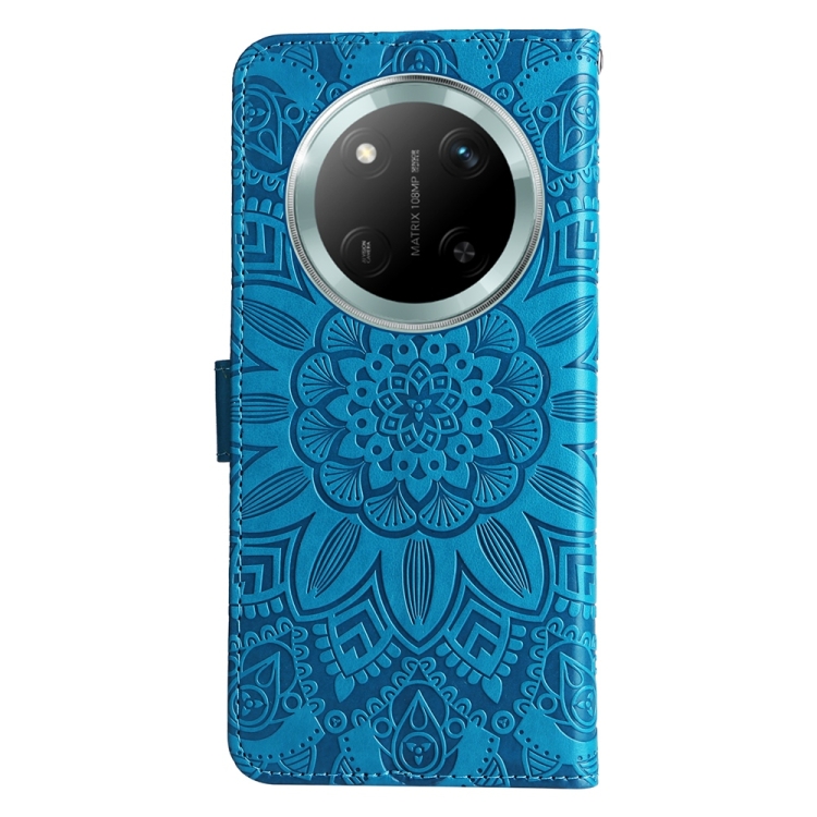 Peňaženkové puzdro Embossing Pattern Slnečnica modré – Honor Magic 7 Lite | Lacné Kryty Lacné Kryty | Peňaženkové puzdro Embossing Pattern Slnečnica modré – Honor Magic 7 Lite | Lacné Kryty