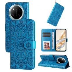 Peňaženkové puzdro Embossing Pattern Slnečnica modré – Honor Magic 7 Lite | Lacné Kryty Lacné Kryty | Peňaženkové puzdro Embossing Pattern Slnečnica modré – Honor Magic 7 Lite | Lacné Kryty