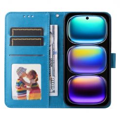 Peňaženkové puzdro Embossing Pattern Slnečnica modré – Infinix Hot 50i / Smart 9 / Smart 9 HD | Lacné Kryty Lacné Kryty | Peňaženkové puzdro Embossing Pattern Slnečnica modré – Infinix Hot 50i / Smart 9 / Smart 9 HD | Lacné Kryty