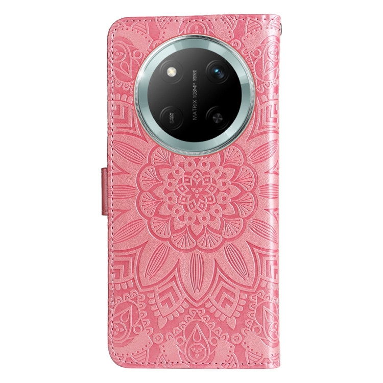 Peňaženkové puzdro Embossing Pattern Slnečnica ružové – Honor Magic 7 Lite | Lacné Kryty Lacné Kryty | Peňaženkové puzdro Embossing Pattern Slnečnica ružové – Honor Magic 7 Lite | Lacné Kryty