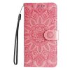 Lacné Kryty | Peňaženkové puzdro Embossing Pattern Slnečnica zelené – Honor Magic 7 Pro | Lacné Kryty