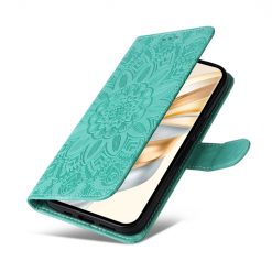 Peňaženkové puzdro Embossing Pattern Slnečnica zelené – Honor Magic 7 Lite | Lacné Kryty Lacné Kryty | Peňaženkové puzdro Embossing Pattern Slnečnica zelené – Honor Magic 7 Lite | Lacné Kryty
