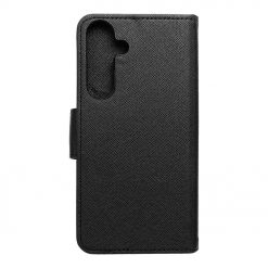 Lacné Kryty | Peňaženkové puzdro Fancy Book čierne – Samsung Galaxy S25+ (S25 Plus) | Lacné Kryty