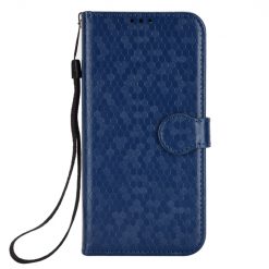 Peňaženkové puzdro Honeycomb Dot Texture Case modré – Honor Magic 7 Pro