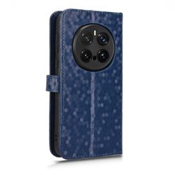 Lacné Kryty | Peňaženkové puzdro Honeycomb Dot Texture Case modré – Honor Magic 7 Pro | Lacné Kryty