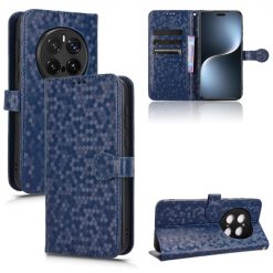 Lacné Kryty | Peňaženkové puzdro Honeycomb Dot Texture Case modré – Honor Magic 7 Pro | Lacné Kryty