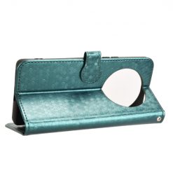 Lacné Kryty | Peňaženkové puzdro Honeycomb Dot Texture Case zelené – Honor Magic 7 Lite | Lacné Kryty