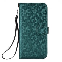 Peňaženkové puzdro Honeycomb Dot Texture Case zelené – Honor Magic 7 Pro