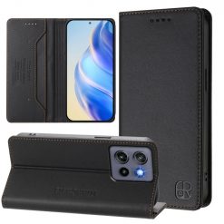 Lacné Kryty | Peňaženkové puzdro Pure case čierne – Motorola Edge 50 Neo / Edge 60 Neo / ThinkPhone 25 | Lacné Kryty