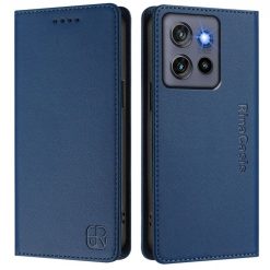 Lacné Kryty | Peňaženkové puzdro Pure case modré – Motorola Edge 50 Neo / Edge 60 Neo / ThinkPhone 25 | Lacné Kryty