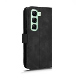 Lacné Kryty | Peňaženkové puzdro Solid čierne – Infinix Hot 50 5G | Lacné Kryty