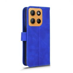 Lacné Kryty | Peňaženkové puzdro Solid modré – Motorola Moto G15 / G15 Power | Lacné Kryty