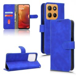 Lacné Kryty | Peňaženkové puzdro Solid modré – Motorola Moto G15 / G15 Power | Lacné Kryty
