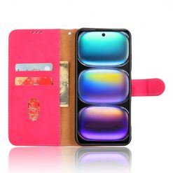 Lacné Kryty | Peňaženkové puzdro Solid ružové – Infinix Hot 50 5G | Lacné Kryty