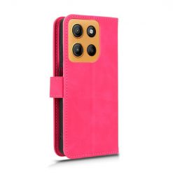 Lacné Kryty | Peňaženkové puzdro Solid ružové – Motorola Moto G15 / G15 Power | Lacné Kryty
