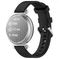 Remienok Solid Wristband čierny pre Garmin Lily 2 (14mm)