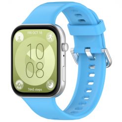 Remienok Solid Wristband modrý pre Huawei Watch Fit 3 / Fit 4 / Fit 4 Pro