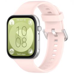Lacné Kryty | Remienok Solid Wristband ružový pre Huawei Watch Fit 3 / Fit 4 / Fit 4 Pro | Lacné Kryty