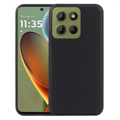 Lacné Kryty | Zadný kryt Soft Matt čierny – Motorola Moto G15 / G15 Power | Lacné Kryty
