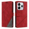 Lacné Kryty | Knižkové puzdro Rhombus modré – Xiaomi Redmi Note 14 5G | Lacné Kryty