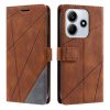Lacné Kryty | Knižkové puzdro Rhombus zelené – Xiaomi Redmi Note 14 5G | Lacné Kryty