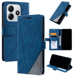 Lacné Kryty | Knižkové puzdro Rhombus modré – Xiaomi Redmi Note 14 5G | Lacné Kryty