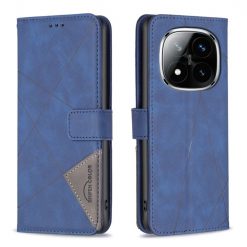 Knižkové puzdro Rhombus modré – Xiaomi Redmi Note 14 Pro+ 5G | Lacné Kryty Lacné Kryty | Knižkové puzdro Rhombus modré – Xiaomi Redmi Note 14 Pro+ 5G | Lacné Kryty