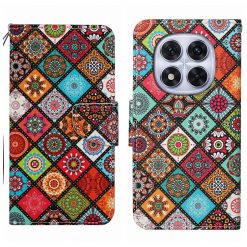Knižkové puzdro Trendy Cross case Farebné mandaly – Xiaomi Redmi Note 14 Pro 5G | Lacné Kryty Lacné Kryty | Knižkové puzdro Trendy Cross case Farebné mandaly – Xiaomi Redmi Note 14 Pro 5G | Lacné Kryty