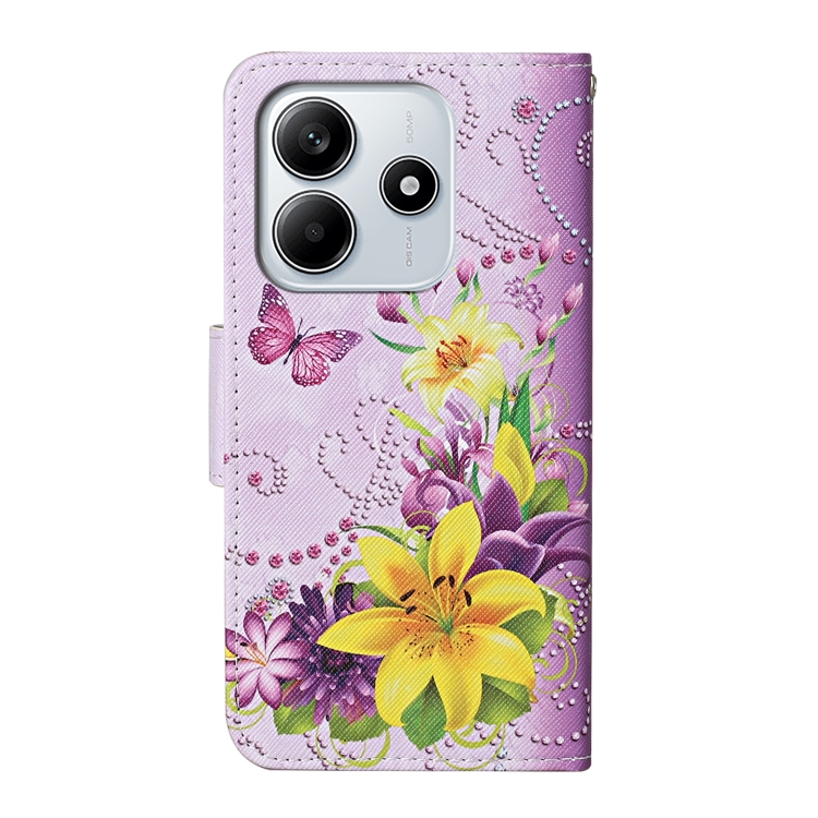 Knižkové puzdro Trendy Cross case Fialový motýľ – Xiaomi Redmi Note 14 5G | Lacné Kryty Lacné Kryty | Knižkové puzdro Trendy Cross case Fialový motýľ – Xiaomi Redmi Note 14 5G | Lacné Kryty
