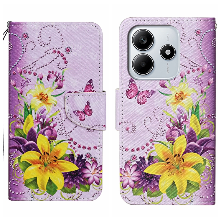 Knižkové puzdro Trendy Cross case Fialový motýľ – Xiaomi Redmi Note 14 5G | Lacné Kryty Lacné Kryty | Knižkové puzdro Trendy Cross case Fialový motýľ – Xiaomi Redmi Note 14 5G | Lacné Kryty