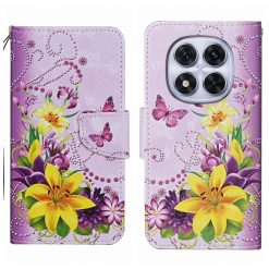 Knižkové puzdro Trendy Cross case Fialový motýľ – Xiaomi Redmi Note 14 Pro 5G | Lacné Kryty Lacné Kryty | Knižkové puzdro Trendy Cross case Fialový motýľ – Xiaomi Redmi Note 14 Pro 5G | Lacné Kryty