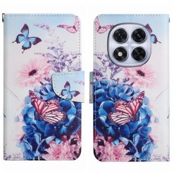 Lacné Kryty | Knižkové puzdro Trendy Cross case Modrý motýľ – Xiaomi Redmi Note 14 Pro 5G | Lacné Kryty