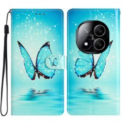 Knižkové puzdro Trendy Cross case Modrý motýľ – Xiaomi Redmi Note 14 Pro+ 5G | Lacné Kryty Lacné Kryty | Knižkové puzdro Trendy Cross case Modrý motýľ – Xiaomi Redmi Note 14 Pro+ 5G | Lacné Kryty