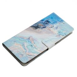 Lacné Kryty | Knižkové puzdro Trendy Cross case Modrý mramor – Xiaomi Redmi Note 14 Pro+ 5G | Lacné Kryty