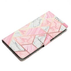 Lacné Kryty | Knižkové puzdro Trendy Cross case Ružový mramor – Xiaomi Redmi Note 14 Pro+ 5G | Lacné Kryty