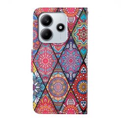 Lacné Kryty | Knižkové puzdro Trendy Cross case Totem – Xiaomi Redmi Note 14 5G | Lacné Kryty