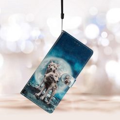 Lacné Kryty | Knižkové puzdro Trendy Cross case Vlky – Xiaomi Redmi Note 14 Pro+ 5G | Lacné Kryty