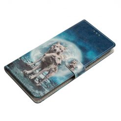 Lacné Kryty | Knižkové puzdro Trendy Cross case Vlky – Xiaomi Redmi Note 14 Pro+ 5G | Lacné Kryty