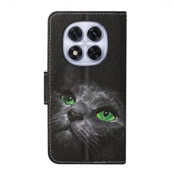 Lacné Kryty | Knižkové puzdro Trendy Cross case Zelenooká mačka – Xiaomi Redmi Note 14 Pro 5G | Lacné Kryty